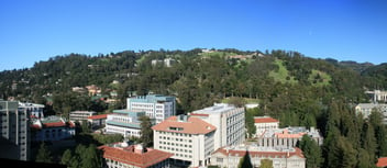 Lawrence Berkeley National Laboratory on the hill.